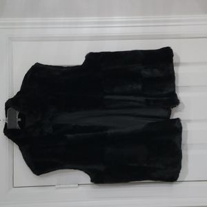 Faux Fur Zip up Vest